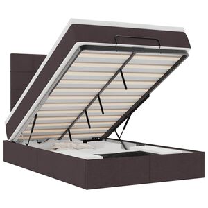 vidaXL Ottoman &Kappa;&rho;&epsilon;&beta;ά&tau;&iota; &mu;&epsilon; &Sigma;&tau;&rho;ώ&mu;&alpha; &Sigma;&kappa;&omicron;ύ&rho;&omicron; &Kappa;&alpha;&phi;έ 120x200cm Ύ&phi;&alpha;&sigma;&mu;&alpha;