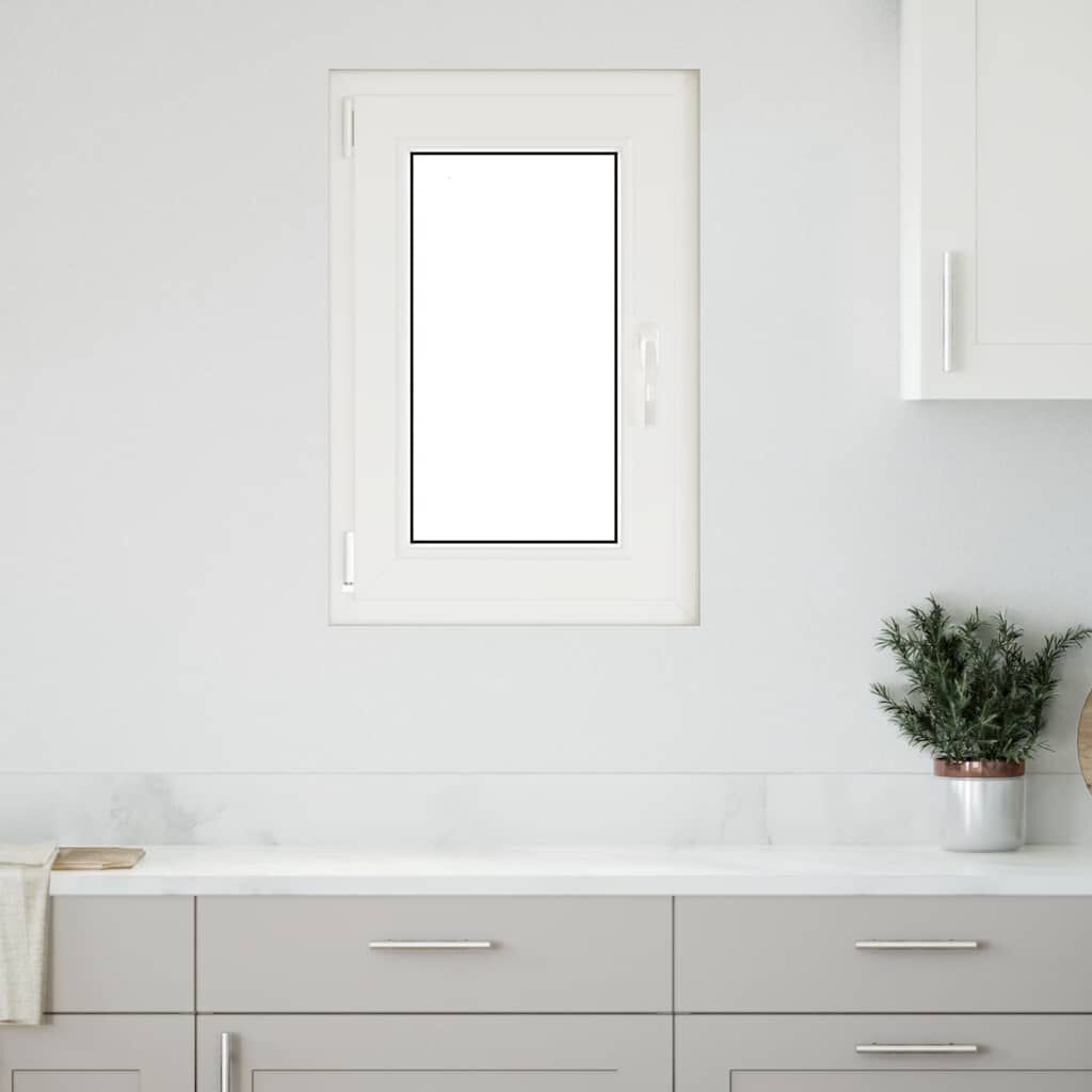 vidaXL Παράθυρο Υπογείου "RISOR" 50x75 εκ. Ανακλινόμενο & Περιστρεφόμενο DIN Αριστερό Ανθρακί