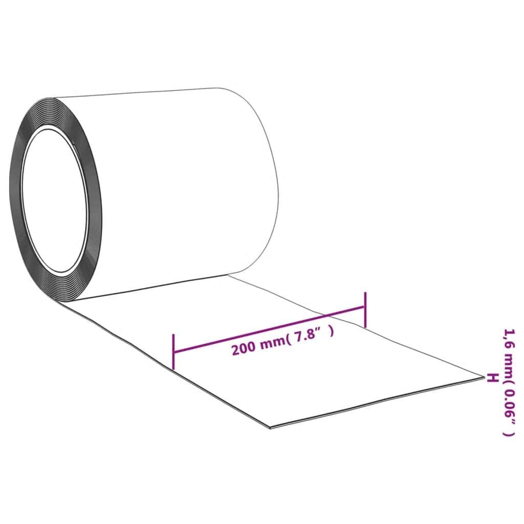 vidaXL Λωριδοκουρτίνα Μπλε 25 μ. 200 χιλ. x 1,6 χιλ. από PVC
