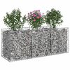 vidaXL &Alpha;&nu;&alpha;&sigma;&eta;&kappa;&omega;&mu;έ&nu;&omicron; &kappa;&rho;&epsilon;&beta;ά&tau;&iota; gabion &Alpha;&sigma;&eta;&mu;ί 150 x 50 x 60 &epsilon;&kappa;