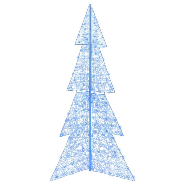 vidaXL Χριστουγεννιάτικο Δέντρο με 240 LED Μπλε 180 cm Ακρυλικό