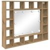vidaXL &Nu;&tau;&omicron;&upsilon;&lambda;ά&pi;&alpha; &Kappa;&alpha;&theta;&rho;έ&phi;&tau;&eta; &mu;&epsilon; &rho;ά&phi;&iota; Artisan Oak 91 x 15 x 76,5 &epsilon;&kappa;.