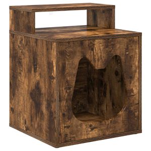 vidaXL &Sigma;&pi;ί&tau;&iota; &Gamma;ά&tau;&alpha;&sigmaf; &Kappa;&alpha;&pi;&nu;&iota;&sigma;&mu;έ&nu;&omicron; &Xi;ύ&lambda;&omicron; &Delta;&rho;&upsilon;ό&sigmaf; 42,5 x 40 x 53,5 &epsilon;&kappa;