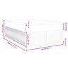 vidaXL &Kappa;&rho;&epsilon;&beta;ά&tau;&iota; Boxspring &mu;&epsilon; &Sigma;&tau;&rho;ώ&mu;&alpha; &Mu;&alpha;ύ&rho;&omicron; 140x200 &epsilon;&kappa;. &Upsilon;&phi;&alpha;&sigma;&mu;ά&tau;&iota;&nu;&omicron;