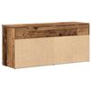 Πάγκος παπουτσιών vidaXL Παλαιό ξύλο 102x30,5x45 cm Ξύλο μηχανής