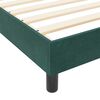 vidaXL Σκελετός Κρεβατιού Σκούρο πράσινο 90 x 200 cm Βελούδο