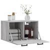 vidaXL Ντουλάπι Τοίχου Γκρι Sonoma 60x36,5x35 εκ. Επεξεργασμένο Ξύλο