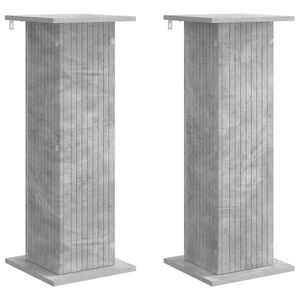 vidaXL &Beta;ά&sigma;&eta; &phi;&upsilon;&tau;ώ&nu; 2 pcs &Gamma;&kappa;&rho;&iota; &Sigma;&kappa;&upsilon;&rho;&omicron;&delta;έ&mu;&alpha;&tau;&omicron;&sigmaf; 30,5 x 30 x 80,5 &epsilon;&kappa;