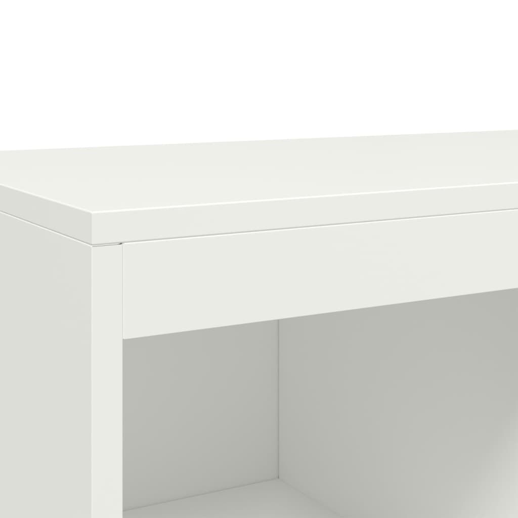 vidaXL Ντουλάπι Λευκό 68x39x111,5 εκ. από Χάλυβα