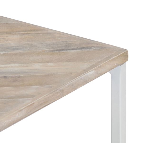 vidaXL Τραπεζάκι Σαλονιού 110 x 110 x 36 εκ. από Μασίφ Ξύλο Μάνγκο