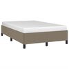 vidaXL Σκελετός Κρεβατιού Χωρίς Στρώμα Taupe 120x200 εκ. Υφασμάτινο