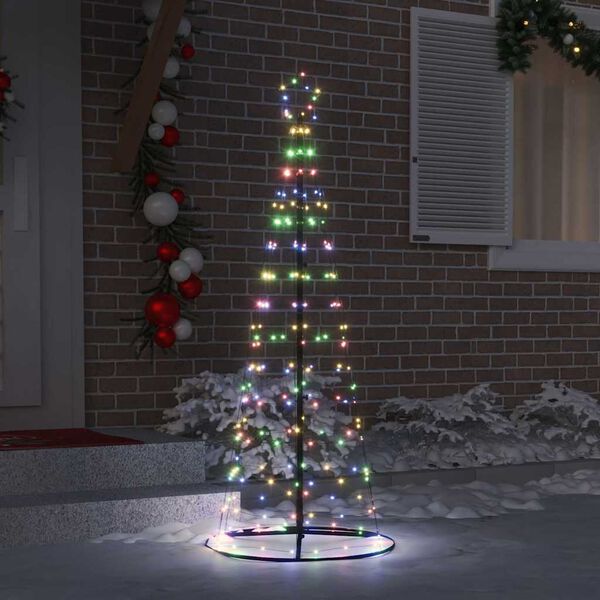 vidaXL LED Χριστουγεννιάτικο Δέντρο με 390 LED Πολύχρωμο 250 cm Σίδερο