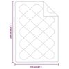 vidaXL Κουβέρτες & Παπλώματα Λευκό 155 x 220 cm Μικροΐνες