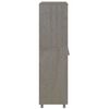 vidaXL Ντουλάπα HAMAR Αν. Γκρι 89 x 50 x 180 εκ. από Μασίφ Ξύλο Πεύκου