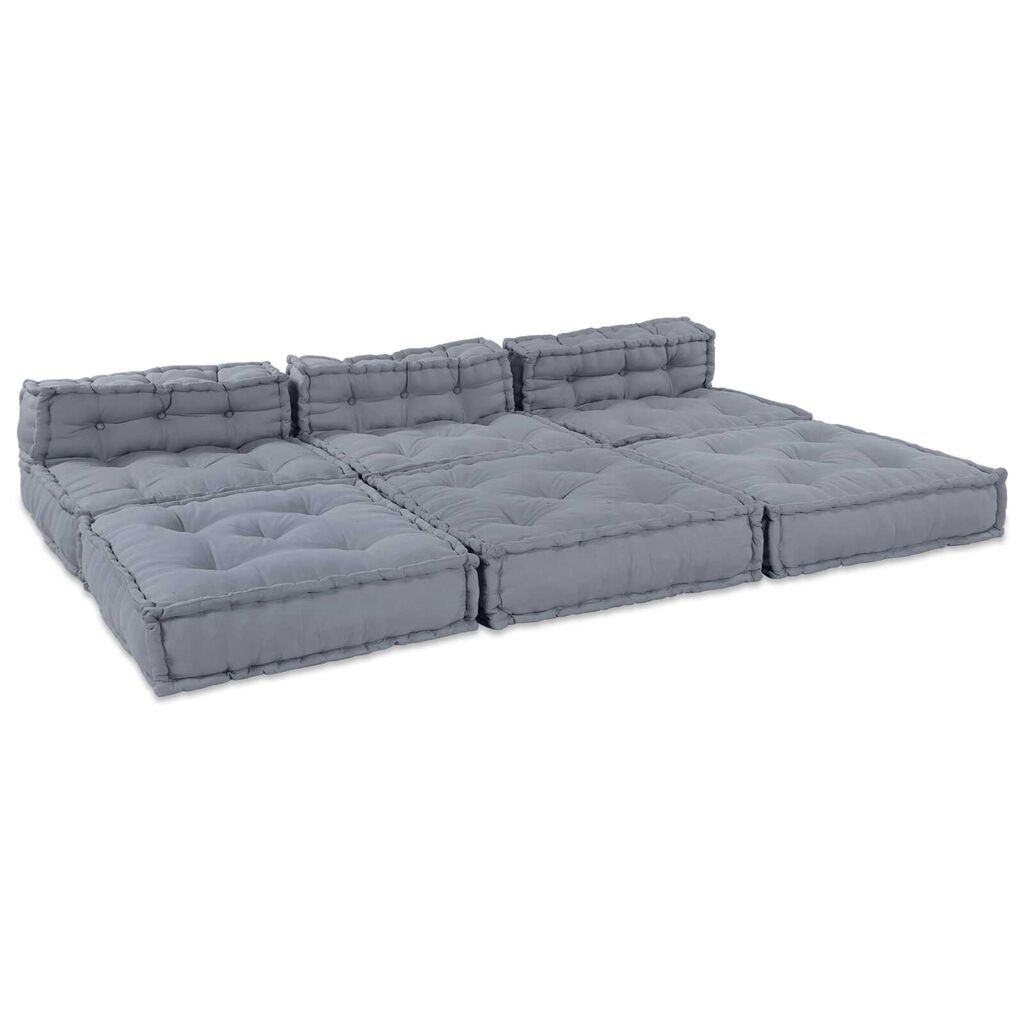 vidaXL Μαξιλάρι 4 pcs Γκρι 70 x 70 x 54 εκ Πολυεστέρας
