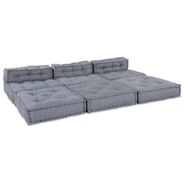 vidaXL Μαξιλάρι 4 pcs Γκρι 70 x 70 x 54 εκ Πολυεστέρας