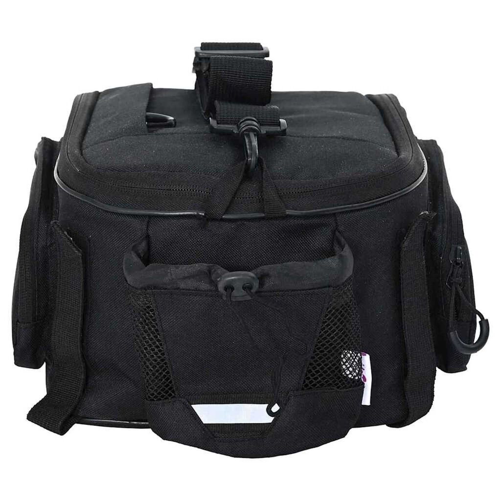 vidaXL Τσάντα Ποδηλάτου Μαύρο 38 x 21 x 16 cm Πολυεστέρας
