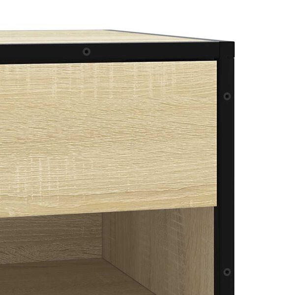 vidaXL Πάγκος παπουτσιών Δρυς sonoma 60x40x53,5 cm Επεξεργασμένο ξύλο