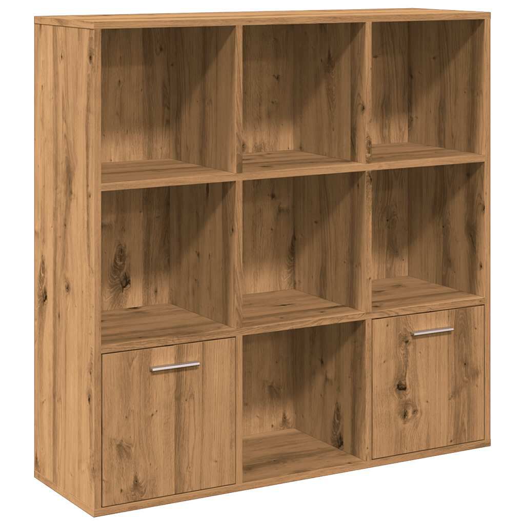 vidaXL Βιβλιοθήκη Artisan Δρυς 98x29x97,5 εκ. Επεξεργασμένο Ξύλο