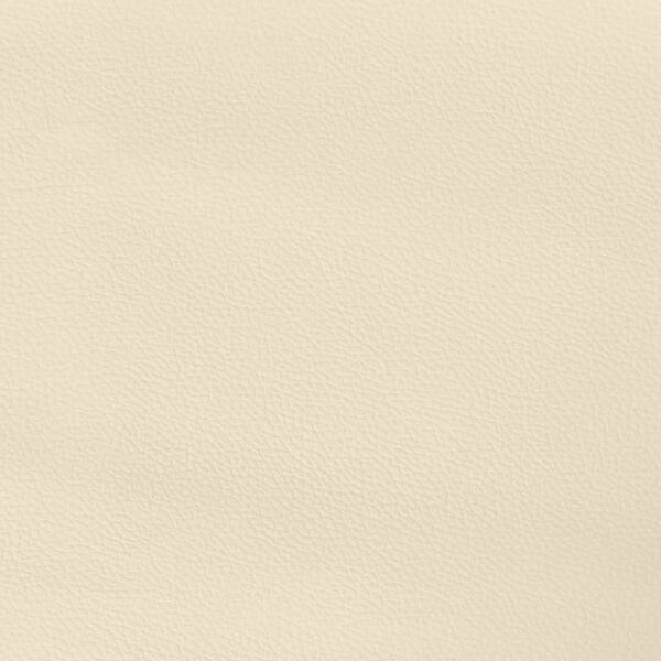 vidaXL Κρεβάτι Boxspring με Στρώμα Κρεμ 140x200εκ. από Συνθετικό Δέρμα