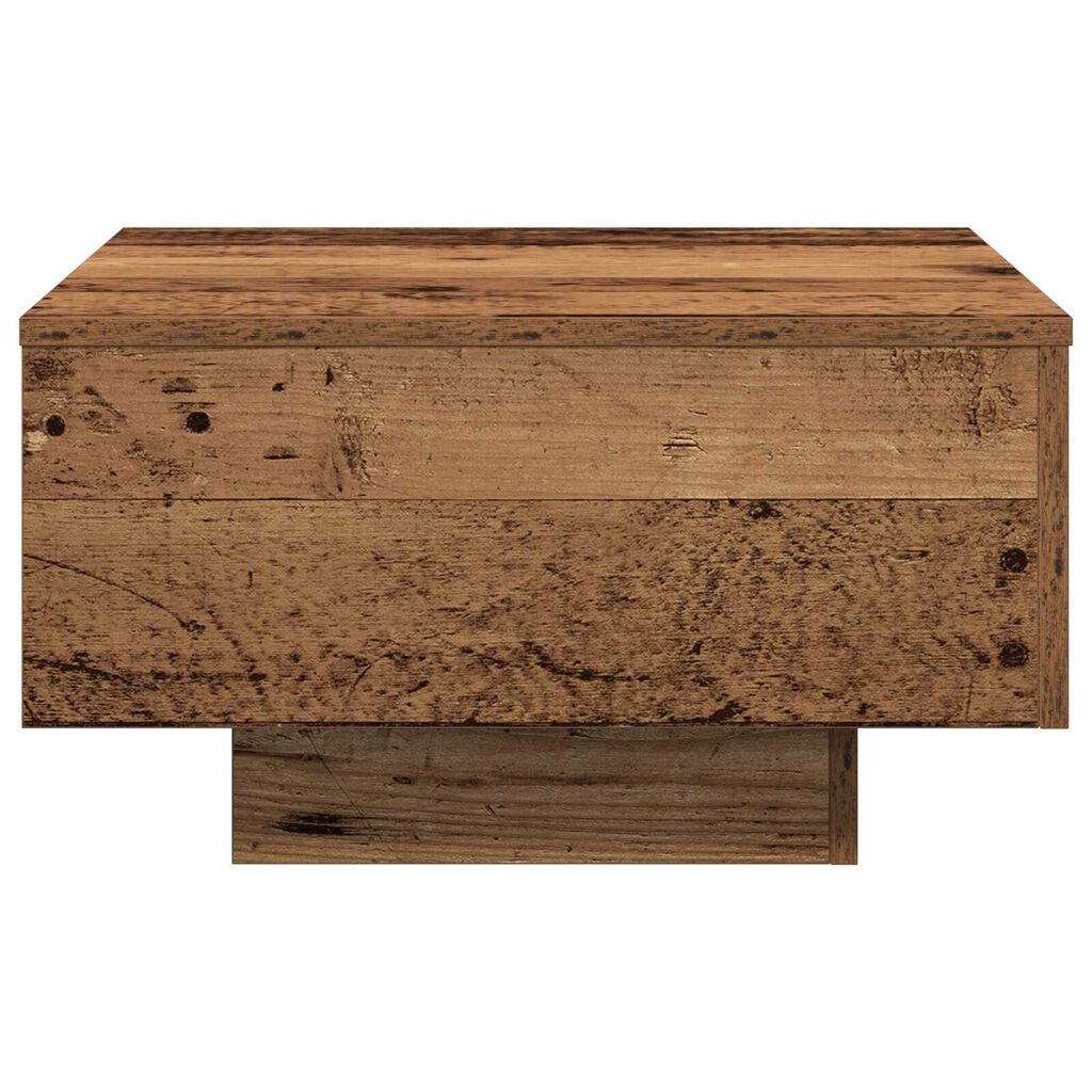 vidaXL Τραπεζάκι σαλονιού Παλαιό ξύλο 55 x 55 x 31 cm