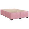 vidaXL &Kappa;&rho;&epsilon;&beta;ά&tau;&iota; Boxspring &mu;&epsilon; &Sigma;&tau;&rho;ώ&mu;&alpha; &Rho;&omicron;&zeta; 140x190 &epsilon;&kappa;. &Beta;&epsilon;&lambda;&omicron;ύ&delta;&iota;&nu;&omicron;