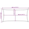 vidaXL Πανί Σκίασης Κίτρινο 2 x 4 μ. 160 γρ./μ² από HDPE