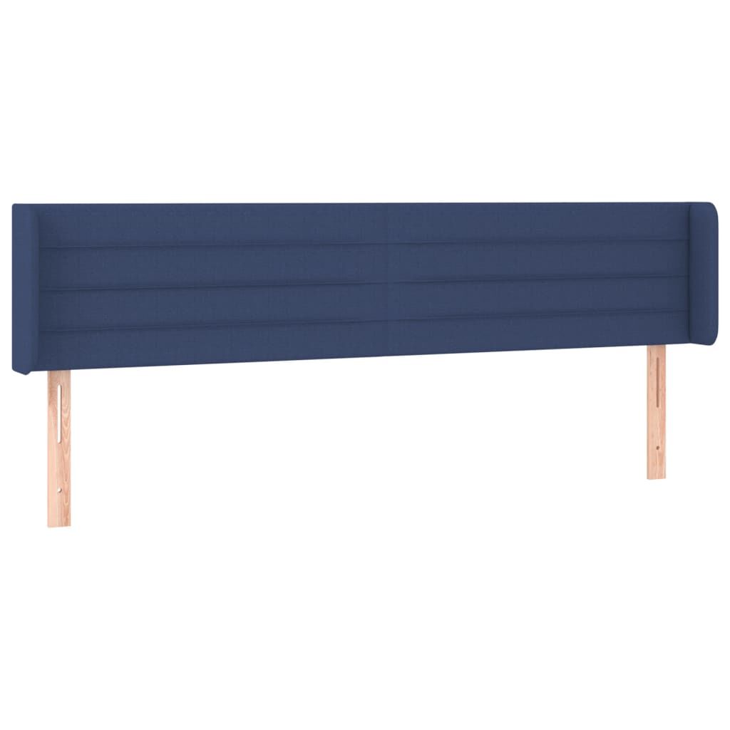 vidaXL Κεφαλάρι με Πτερύγια Μπλε 183x16x78/88 εκ. Υφασμάτινο