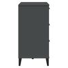 vidaXL Μπουφές VIKEN Ανθρακί Γκρι 80x40x80 εκ. από Επεξεργασμένο Ξύλο