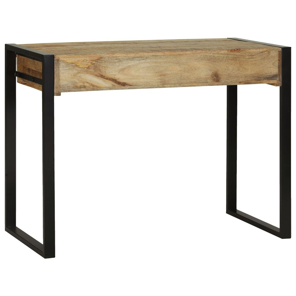 vidaXL Καθρέφτης με Τουλάπι 100x50x75 εκ Solid Rough Wood Mango