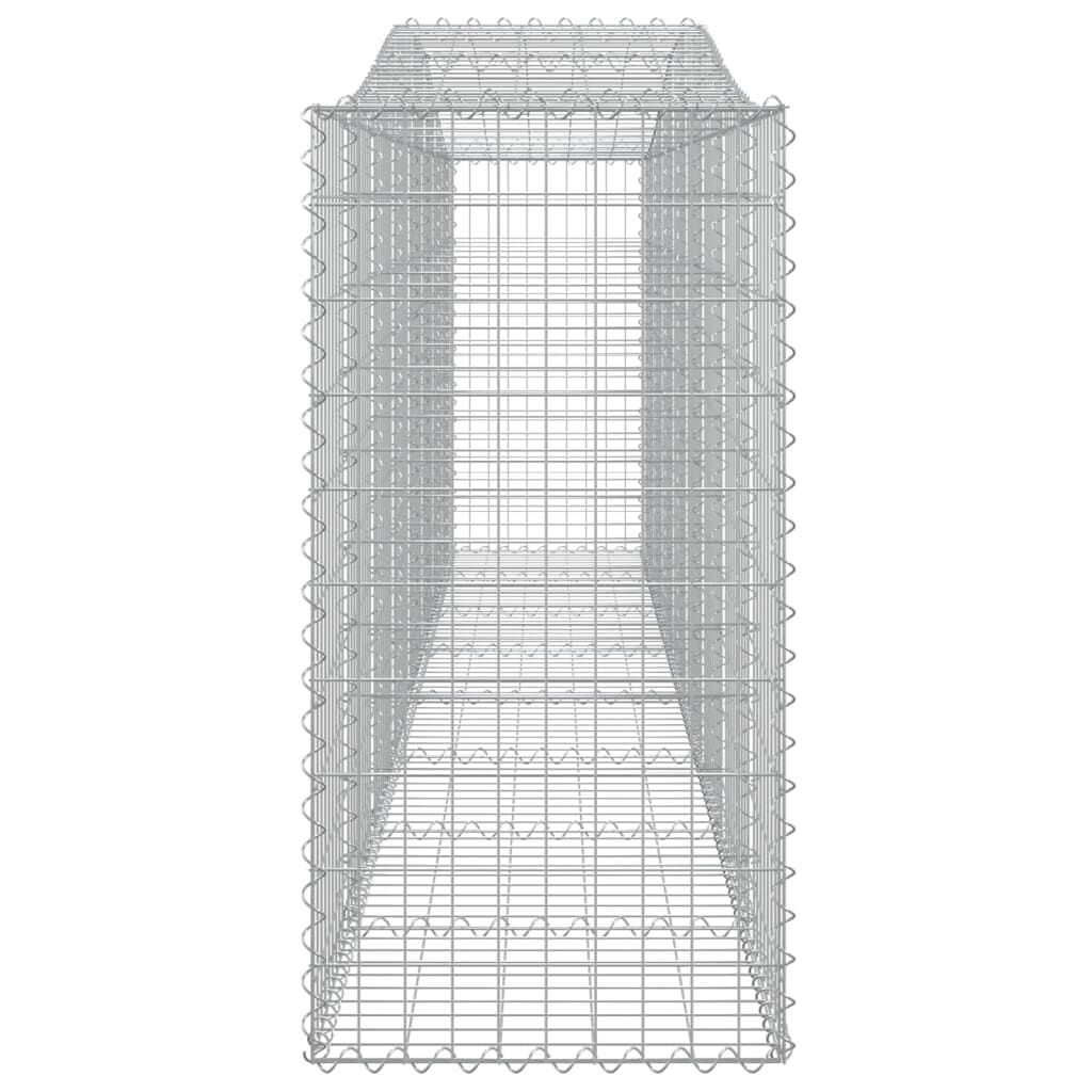 vidaXL Συρματοκιβώτια Τοξωτά 20 τεμ. 400x50x100/120 εκ. Γαλβαν. Ατσάλι