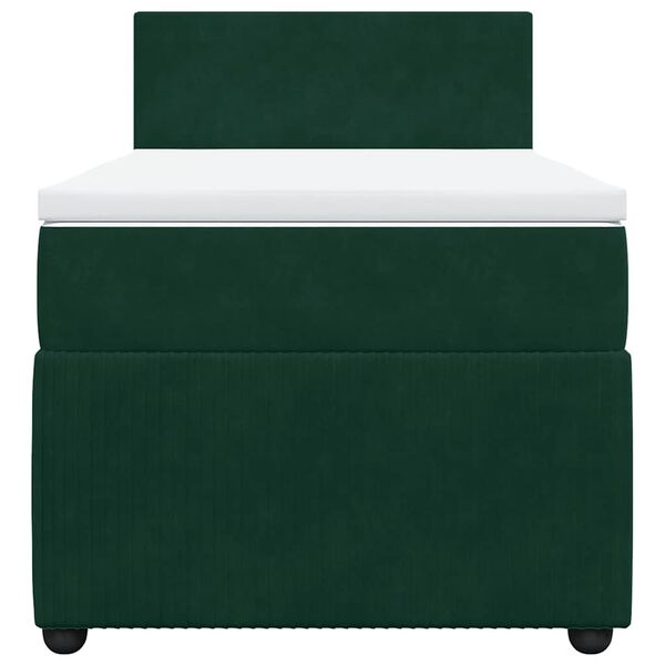 vidaXL &Kappa;&rho;&epsilon;&beta;ά&tau;&iota; Boxspring &mu;&epsilon; &Sigma;&tau;&rho;ώ&mu;&alpha; &Sigma;&kappa;&omicron;ύ&rho;&omicron; &Pi;&rho;ά&sigma;&iota;&nu;&omicron; 90x200 &epsilon;&kappa;. &Beta;&epsilon;&lambda;&omicron;ύ&delta;&iota;&nu;&omicron;