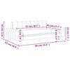 vidaXL Καναπές Παιδικός Taupe 90 x 53 x 30 εκ. από Ύφασμα