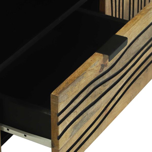 vidaXL Ντουλάπα Τηλεόρασης 105x33.5x46 cm Μασίφ Ξύλο Μάνγκο