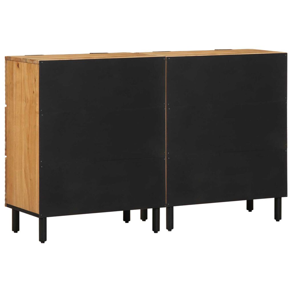 VidaXL Ντουλάπες 2 τεμάχια Καφέ 60x33x75 cm Μασίφ ξύλο ακακίας