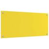 vidaXL Πίσω Πάνελ Κουζίνας 2 pcs Κίτρινο 90 x 40 cm σκληρυμένο γυαλί