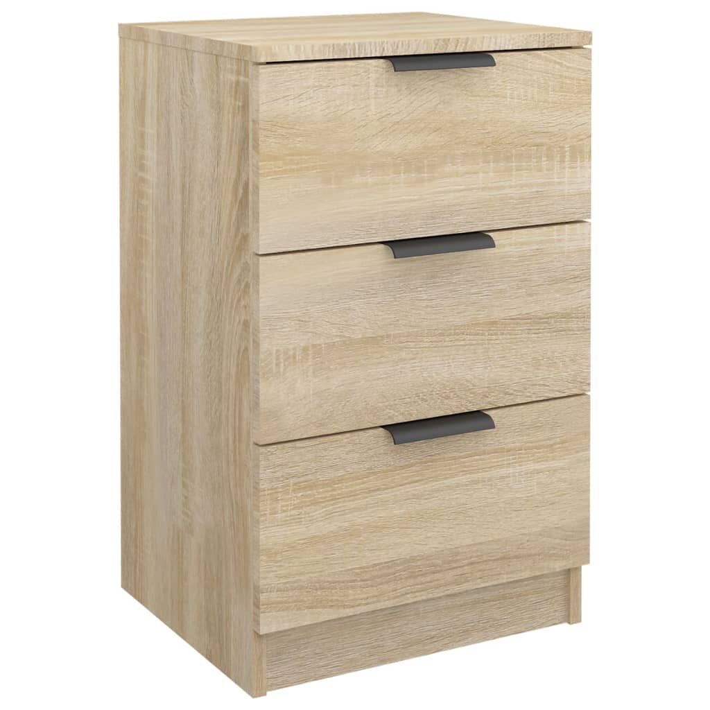 vidaXL Κομοδίνα 2 τεμ. Sonoma Δρυς 40 x 36 x 65 εκ.
