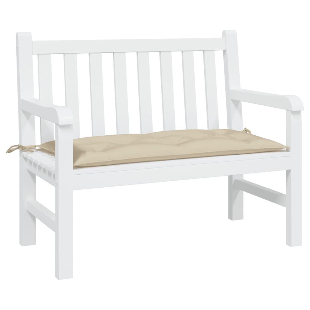 vidaXL Μαξιλάρι Πάγκου Κήπου Μπεζ 100x50x7 εκ. Ύφασμα Oxford
