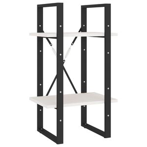 vidaXL &Beta;&iota;&beta;&lambda;&iota;&omicron;&theta;ή&kappa;&eta; &mu;&epsilon; 2 &Rho;ά&phi;&iota;&alpha; &Lambda;&epsilon;&upsilon;&kappa;ή 40x30x70 &epsilon;&kappa;. &alpha;&pi;ό &Mu;&alpha;&sigma;ί&phi; &Xi;ύ&lambda;&omicron; &Pi;&epsilon;ύ&kappa;&omicron;&upsilon;