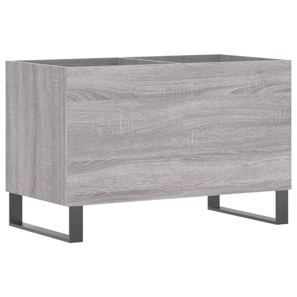 vidaXL Δισκοθήκη Γκρι Sonoma 74,5 x 38 x 48 εκ. από Επεξεργασμένο Ξύλο