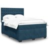 vidaXL &Kappa;&rho;&epsilon;&beta;ά&tau;&iota; Boxspring &mu;&epsilon; &Sigma;&tau;&rho;ώ&mu;&alpha; &Mu;&pi;&lambda;&epsilon; 140x190 &epsilon;&kappa;. &Beta;&epsilon;&lambda;&omicron;ύ&delta;&iota;&nu;&omicron;