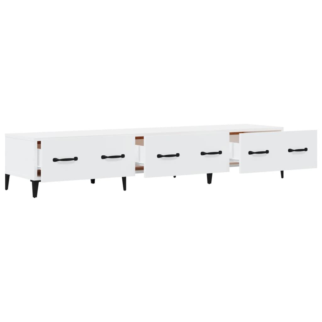 vidaXL Έπιπλο Τηλεόρασης Λευκό 150x34,5x30 εκ. από Επεξεργασμένο Ξύλο