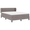 vidaXL &Kappa;&rho;&epsilon;&beta;ά&tau;&iota; &mu;&epsilon; &epsilon;&lambda;&alpha;&tau;ή&rho;&iota;&alpha; &mu;&epsilon; &sigma;&tau;&rho;ώ&mu;&alpha; Taupe 140 x 190 cm ύ&phi;&alpha;&sigma;&mu;&alpha;