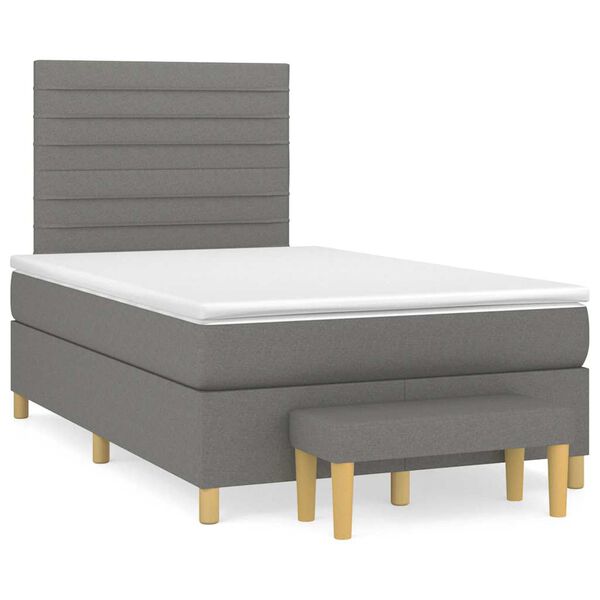 vidaXL &Kappa;&rho;&epsilon;&beta;ά&tau;&iota; Boxspring &mu;&epsilon; &Sigma;&tau;&rho;ώ&mu;&alpha; &Sigma;&kappa;&omicron;ύ&rho;&omicron; &Gamma;&kappa;&rho;&iota; 120x190 &epsilon;&kappa; &Upsilon;&phi;&alpha;&sigma;&mu;ά&tau;&iota;&nu;&omicron;