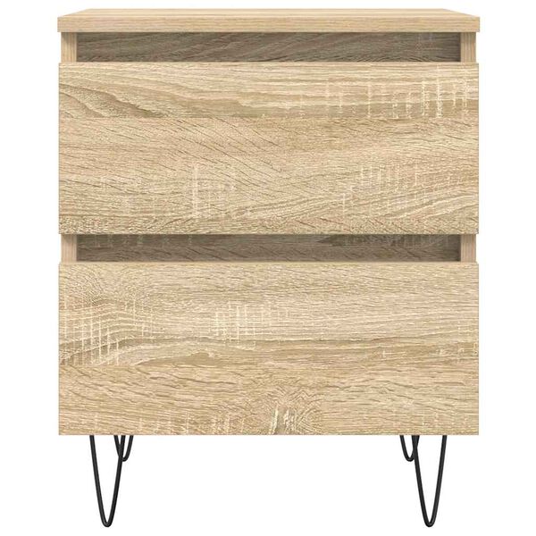 vidaXL Κομοδίνο Sonoma Δρυς 40x35x50 εκ. από Επεξεργασμένο Ξύλο