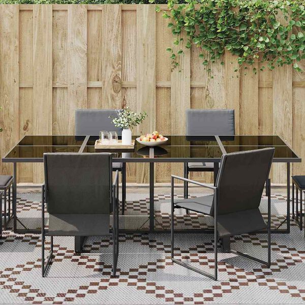 vidaXL Χαλί εξωτερικού χώρου ARAKIL Καφέ και λευκό 300 x 400 cm PP