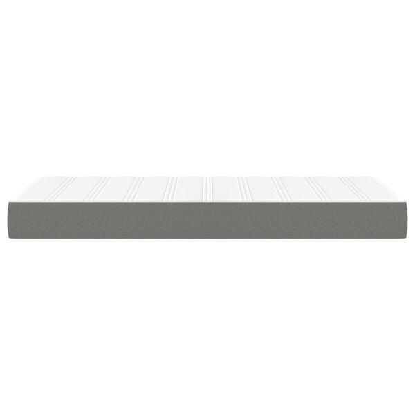 vidaXL Στρώμα με Pocket Springs Σκούρο Γκρι 80x200x20 εκ. Υφασμάτινο