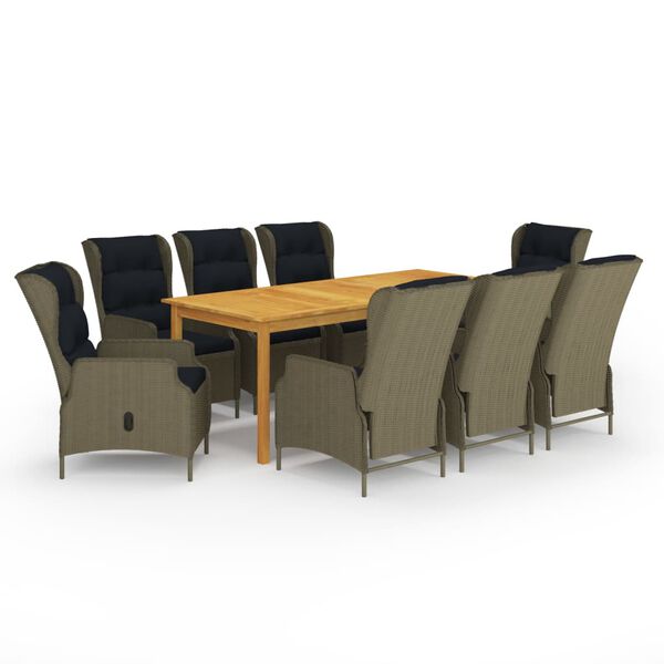 vidaXL &Sigma;&epsilon;&tau; &Tau;&rho;&alpha;&pi;&epsilon;&zeta;&alpha;&rho;ί&alpha;&sigmaf; &Kappa;ή&pi;&omicron;&upsilon; 9 &Tau;&epsilon;&mu;&alpha;&chi;ί&omega;&nu; &Kappa;&alpha;&phi;έ