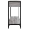 vidaXL Τραπέζι Κονσόλα Γκρι Sonoma 100x34,5x75 εκ. Επεξεργασμένο Ξύλο