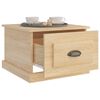 vidaXL Τραπεζάκι Σαλονιού Sonoma Δρυς 50x50x35 εκ. Επεξεργασμένο Ξύλο